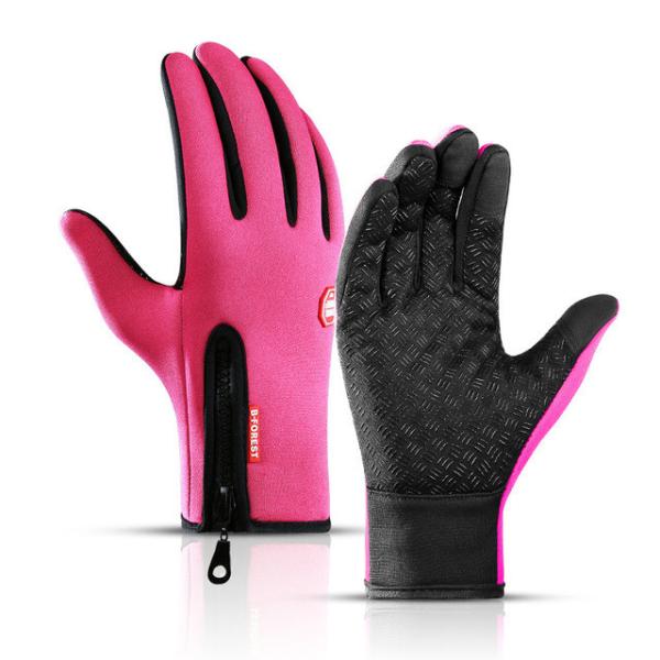Unisex Touchscreen Winter Cycling Gloves Warm Full Finger Gloves for Bike Skiing Riding