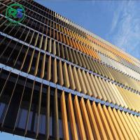 Système en aluminium vertical Sun d'ombre de Sun bloquant les volets en aluminium de profil du panneau PPG