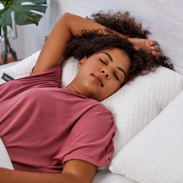 Anti-Static Shredded Memory Foam Fill Pillow for Sleeping Washable Cover from Bamboo Derived Rayon