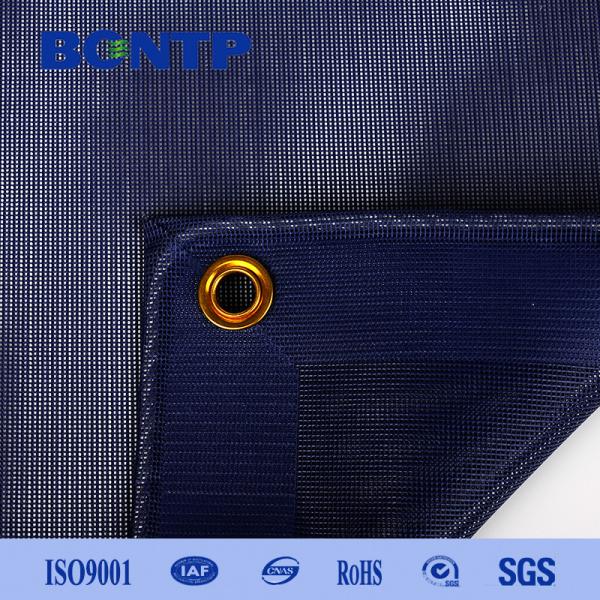 500d PVC Coated Polyester Mesh for Car Covering & Tent Making
