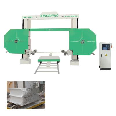 11Kilowatts 3000x3000x1500mm CNC Diamond Wire Saw Cutting Machine For Marble Granite Sandstone