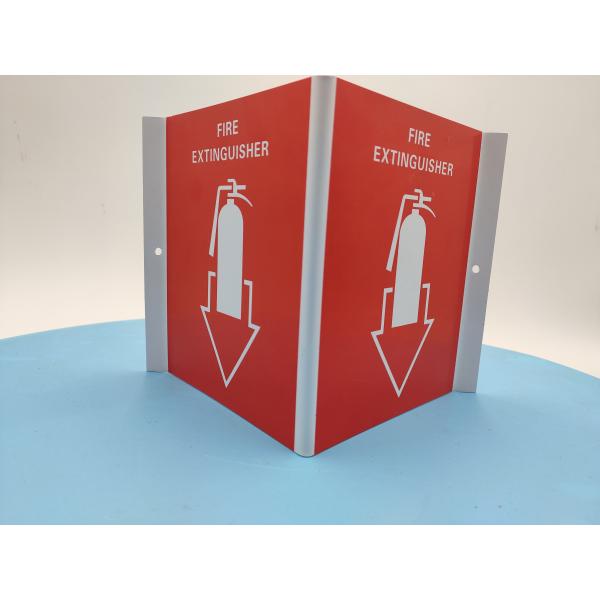 Пластмасса стали знака огнетушителя 3 путей/алюминиевых/бумажный тип доступный