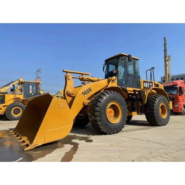 Used original CAT 966H wheel loader, available at a discounted price