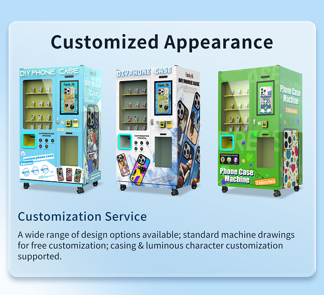 AC 110-240V Mobile Phone Case Printing Kiosk Offering 3 Minutes Print Speed