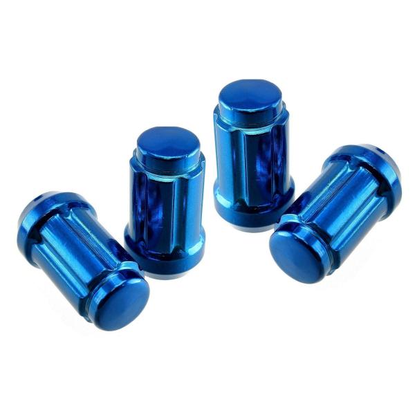 20x Subaru Blue Chrome Spline Lug Nuts 12x1.25 Fits Legacy Impreza WRX Sti FR-S