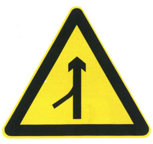 Roadway Use Board Right and Left Direction Diverted Traffic Sign Plate