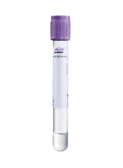 Purple Cap Disposable Blood Collection Tube CE Approved EDTA K2 K3