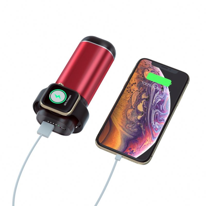 Банк силы заряжателя 5200mah мини полимера Li портативный беспроводной для iWatch