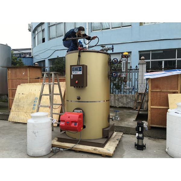 Two Fire Passes Natural Gas Steam Boiler 100 - 1000 KG/H Steam Capacity