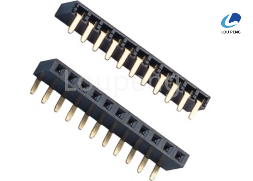 PA6T30 Percent Glass Fiber Female Header Connector in Plastics Heights 2.0mm 3.12mm 4.3mm 4.5mm 5.0mm 5.9mm 6.35mm 7.1mm 8.5mm