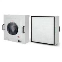 Eficiência do capô de fluxo laminar Unidade de filtro de ventilador de aço inoxidável FFU com filtro HEPA H13/H14