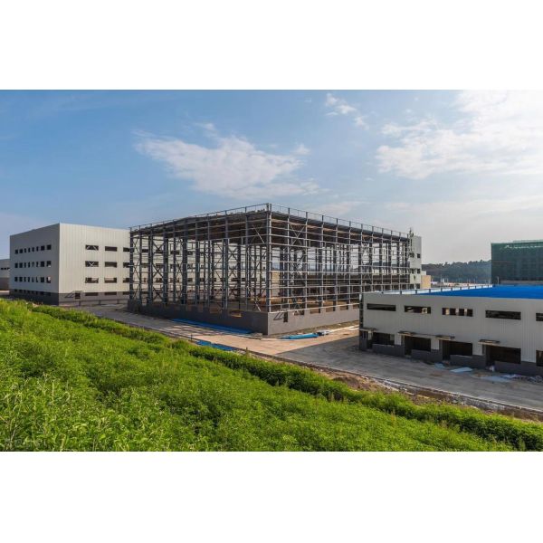 Engineering Prefab Workshop Building 8.8 Degree Seismic  Steel Structure Factory Building