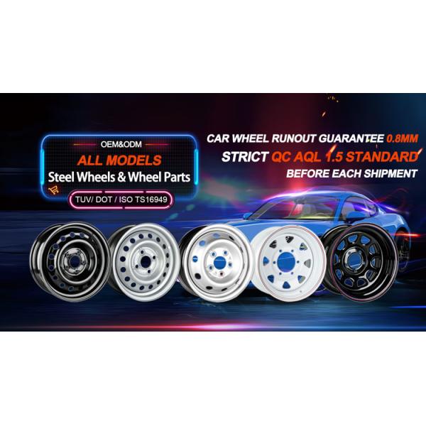 Изготовленная на заказ сталь трейлера Chrome дирекционная катит 15 дюймов 4x4