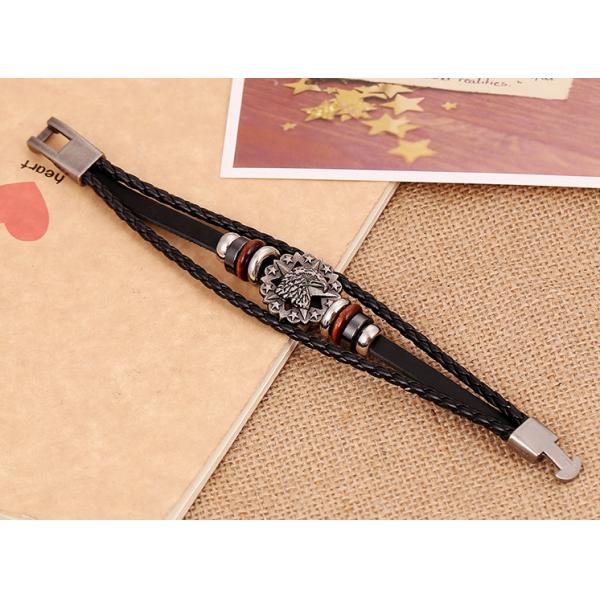 Men's leather bracelet Handmade retro leather bracelet