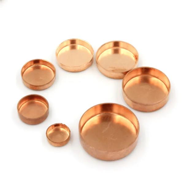 K65 Copper Solder End Cap for Refrigeration, HVAC Tube Sealing Cap, Durable Leak-Proof Pipe Cover