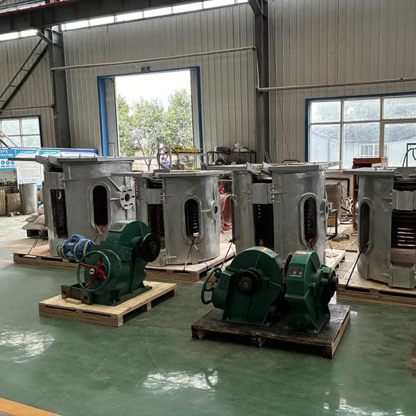 1 Ton Melting Furnace Foundry Furnace Scrap Aluminum Iron Melting Furnace