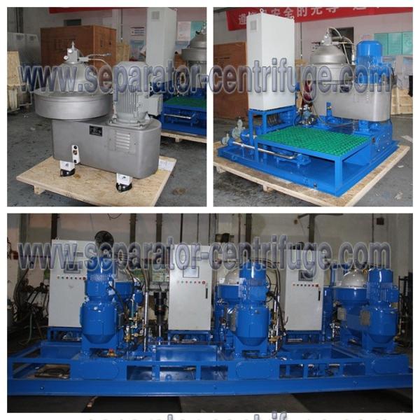 Простым автоматическим установленная скидом центробежка шара диска для морского топлива очищая