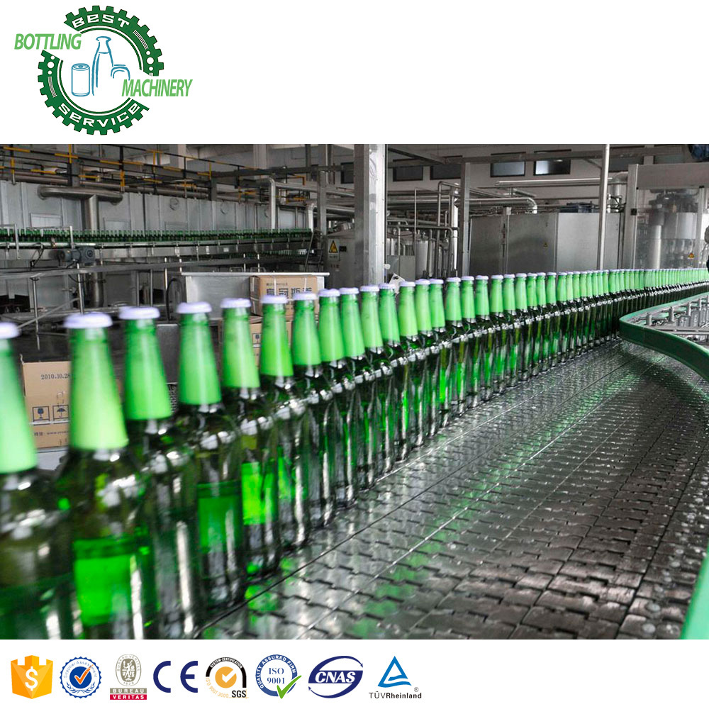 Professional Services Top Manufacturer Industrial Full Set a to Z Can Glass Bottle Beer Bottle Filling Machine Cost