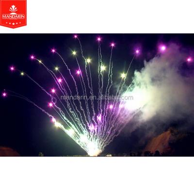 A pirotecnia Feux D'Artifice do mandarino de Fuochi D'Artificio 100 fogos de artifício dos tiros endurece a forma Feu D'Artifice de X