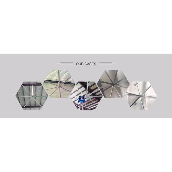 AWF52 Industrial Indoor Ceiling Fans , Modern Industrial Ceiling Fans For Warehouses