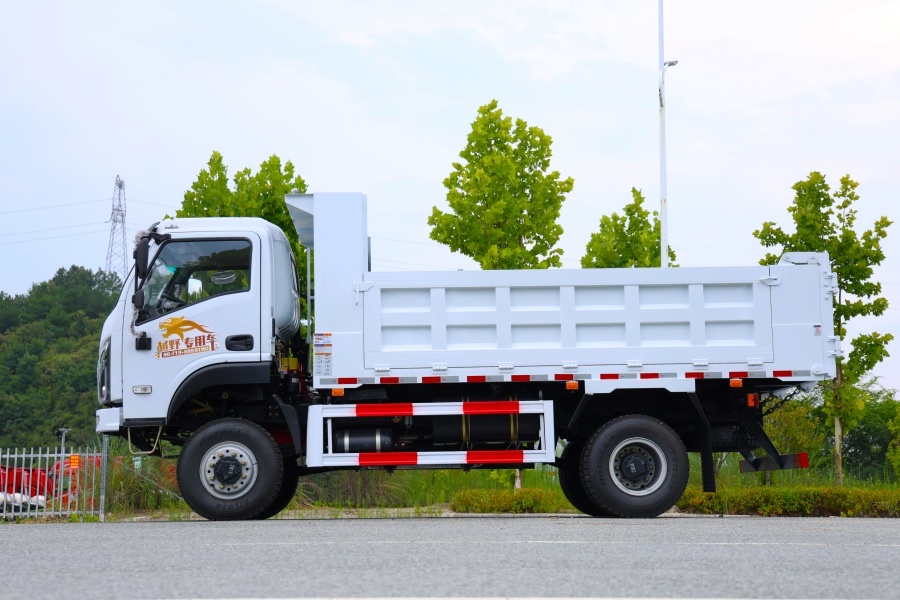 4WD Flathead Off-Road Dump Truck For Papua New Guinea Mountain Transport