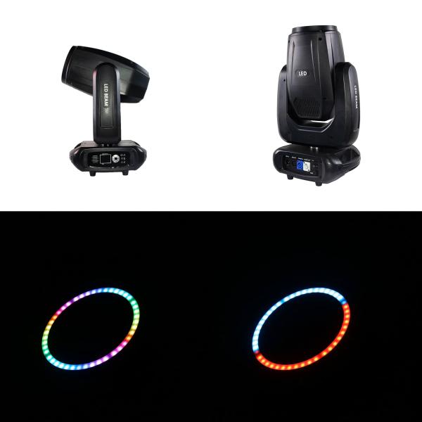 DMX512 LED 200w Indoor Beam Moving Head Wash DJ Light para clube noturno