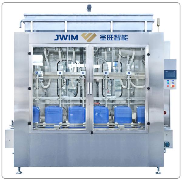 Головы 5L 400 BPH машины завалки 6 отбеливателя пестицида удобрения