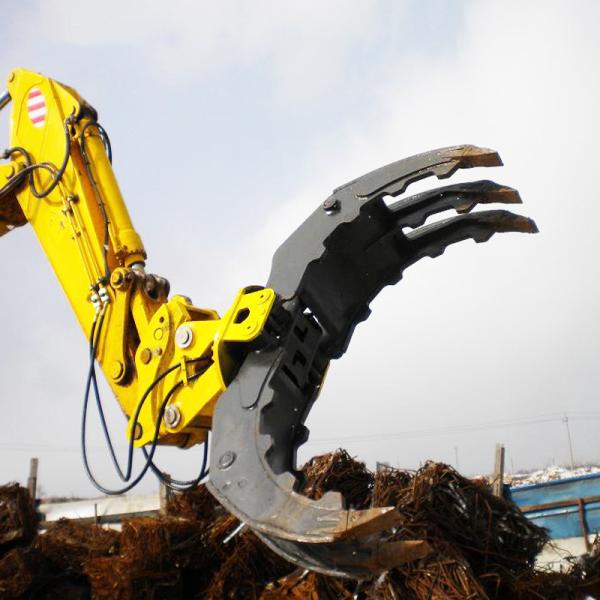 Гидравлический захватник экскаватора 360 градусов вращающийся захватник скалы для CAT320 330 336