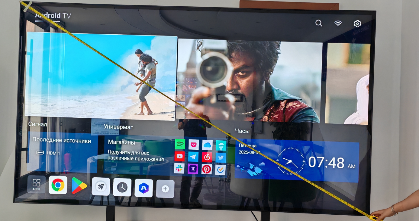 Home Television 4K UHD Smart Android TV Flat Screen LED Television