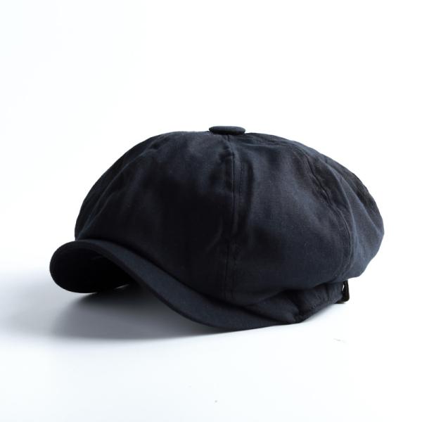 Spring and Autumn Men's Hat Plain Dyed Wool Beret with Retro England Octagonal Design