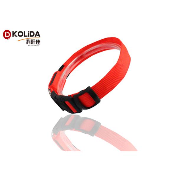 Stylish Pet Cat Dog Glow LED Collar Flashing Light Up Nylon Night Safety Collars