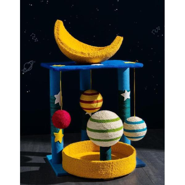 Customized Cat Tree for Your Feline Friend Scratch Board Crawling Frame Pillar and Toy