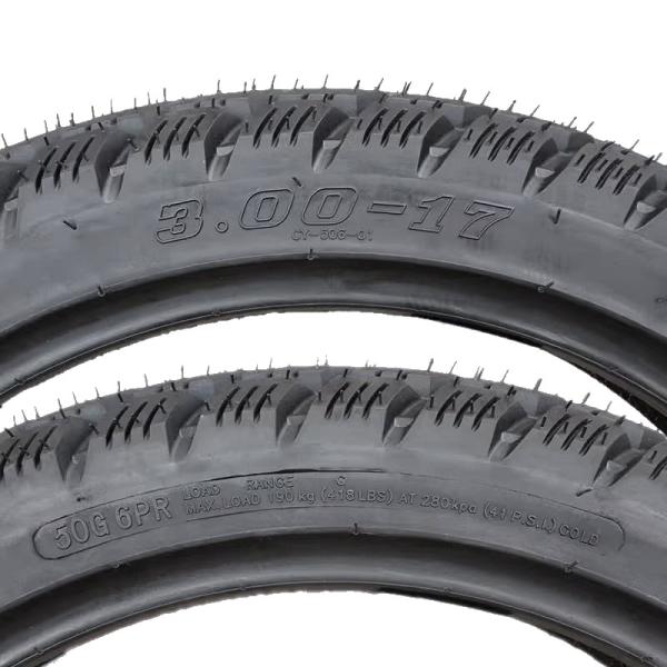 Motorcycle Tires Durable Yuan Xing Tires 3.00-17 130/90-10 140/70-17 6pr Tubeless Tires