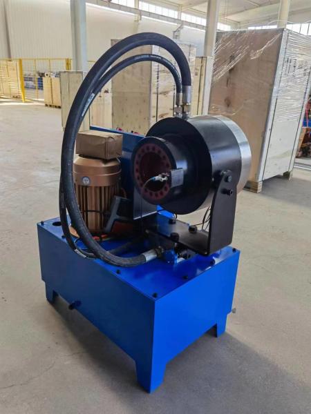 1-90mm Crimping Range Hydraulic Steel Pipe Crimping Machine With 950*750*1050 mm Size And With 2 Free Dies Support