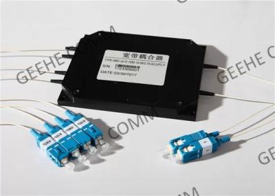 2×4 Fan Out 1480nm Fused Fiber Optic WDM Module