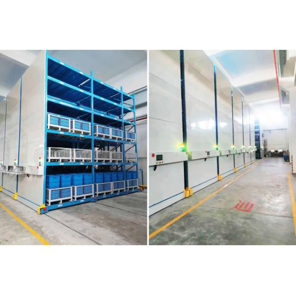 Electric Mobile Rack Rail-Guided Ground Track Guidance Closed Type  Electric Powered Motorized Mobile Heavy Duty Pallet Racking