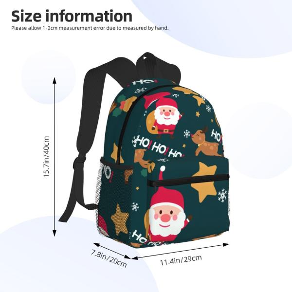 Functional and Fashionable Custom Logo Pattern Design School Backpack for Students