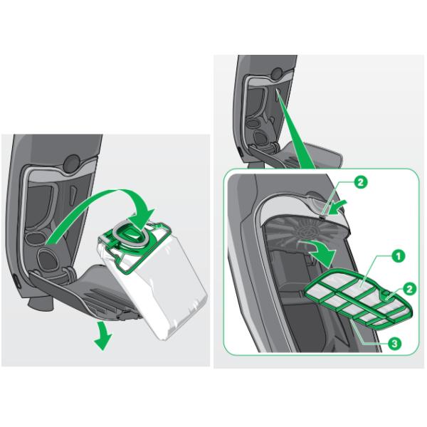 Vorwerk Kobold VK200 Vacuum Cleaner hepa synthetic compatible bags vacuum cleaner spares  non-woven dust filter bag