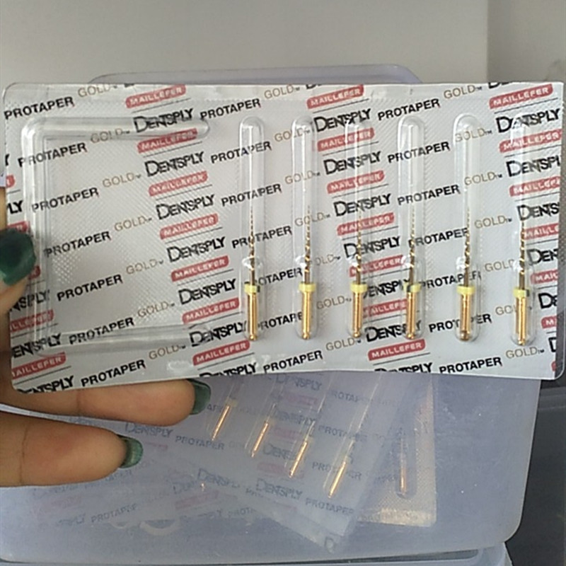 Золото ProTaper файлов Niti Endo роторное хранит 6 файлов в пакет
