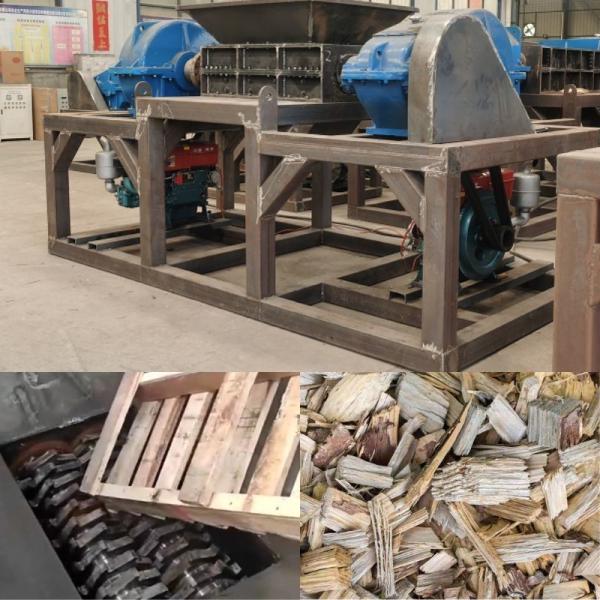 30000.000kg Package Gross Weight Wood Shredder for Log and Square Timber Construction