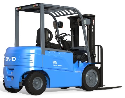 Made In China BYD's Four Pivot Balance Weight 2.0-2.5 Tons EL Series Single Drive Pure Electric Forklift