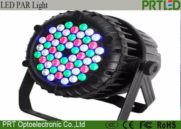 Waterproof High Power LED Par Stage Lights 54*3W RGB 3 In 1 DMX Control