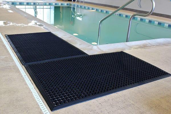 Commercial Anti-Fatigue Drainage Rubber Mats 82.6X35.4Heavy Duty Non-Slip Floor Mats For Indoor Outdoor