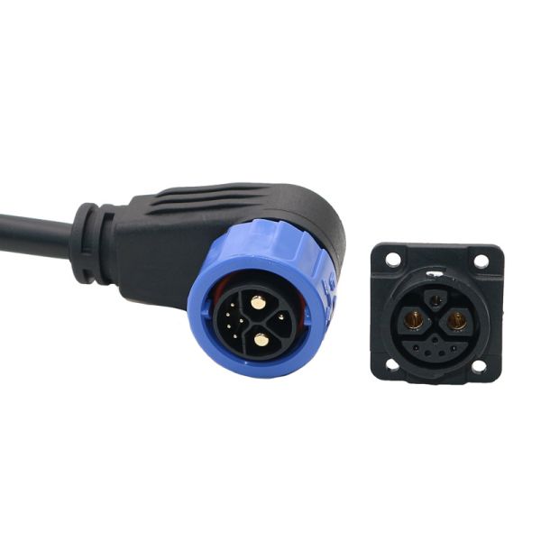 M25 IP67 Waterproof 50A EV Charging Connector for Electric Motorcycle & Scooter