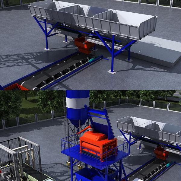 Линия по производству искусственного штабелированного камня дозирующей машины для мокрого литья бетона
