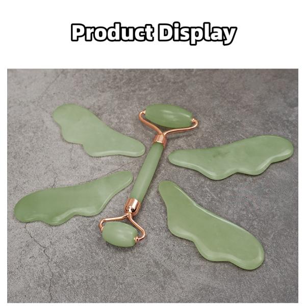 Skin Tightening Lifting Remove Winkles Natural Xiuyan Jade Gua Sha Scraping Massage Board Custom Logo 2024 Best Product