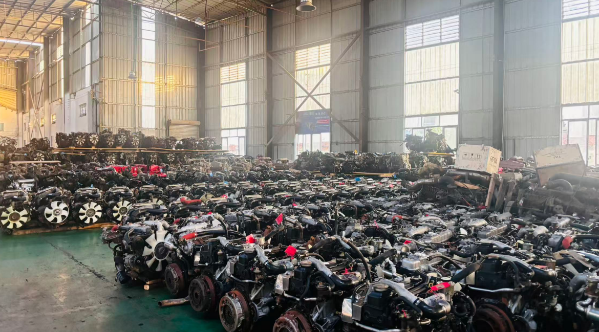 Used Japanese Turbo Engine 5.9L Displacement 6 Cylinder Diesel Engine For Hino Truck