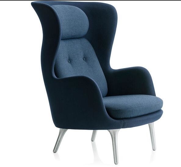 Ro Lounge Velvet Chair leisure living room hotel lobby chair
