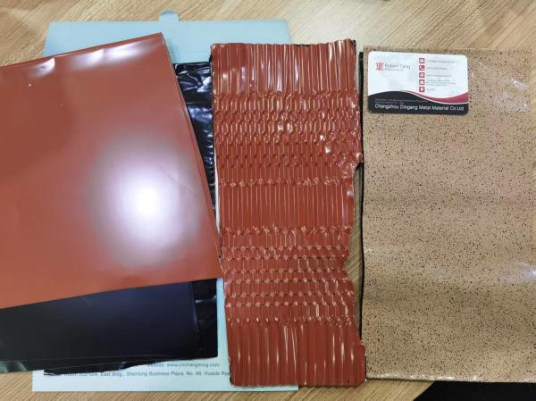 0.10mm Thickness 45mm Width Prepainted Aluminum Foil For Rollable Ridge Vent And Rollable Chimney Flashing Strip Making
