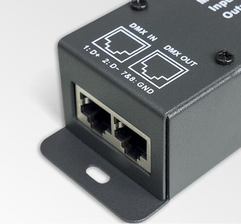 1CH 12A 0 | 10V затемняя регулятор дешифратора СИД DMX CV с гнездом RJ45 DMX512